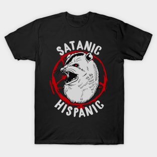 Satanic Hispanic - Baphomet Occult Possum Gift T-Shirt